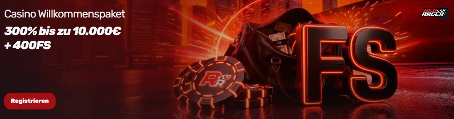 RedRacer Casino Login und Konto-Anmeldung